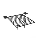 Full Engineered Wood Bed Frame Black