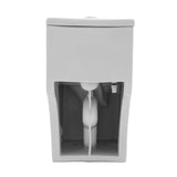 Ceramic One Piece Toilet for Bathroom, 12-inch Rough-In, 1.1/1.6 GPF