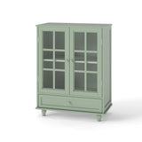 Mint Green Modern Wooden Storage Sideboard Cabinet 28"x15"x36