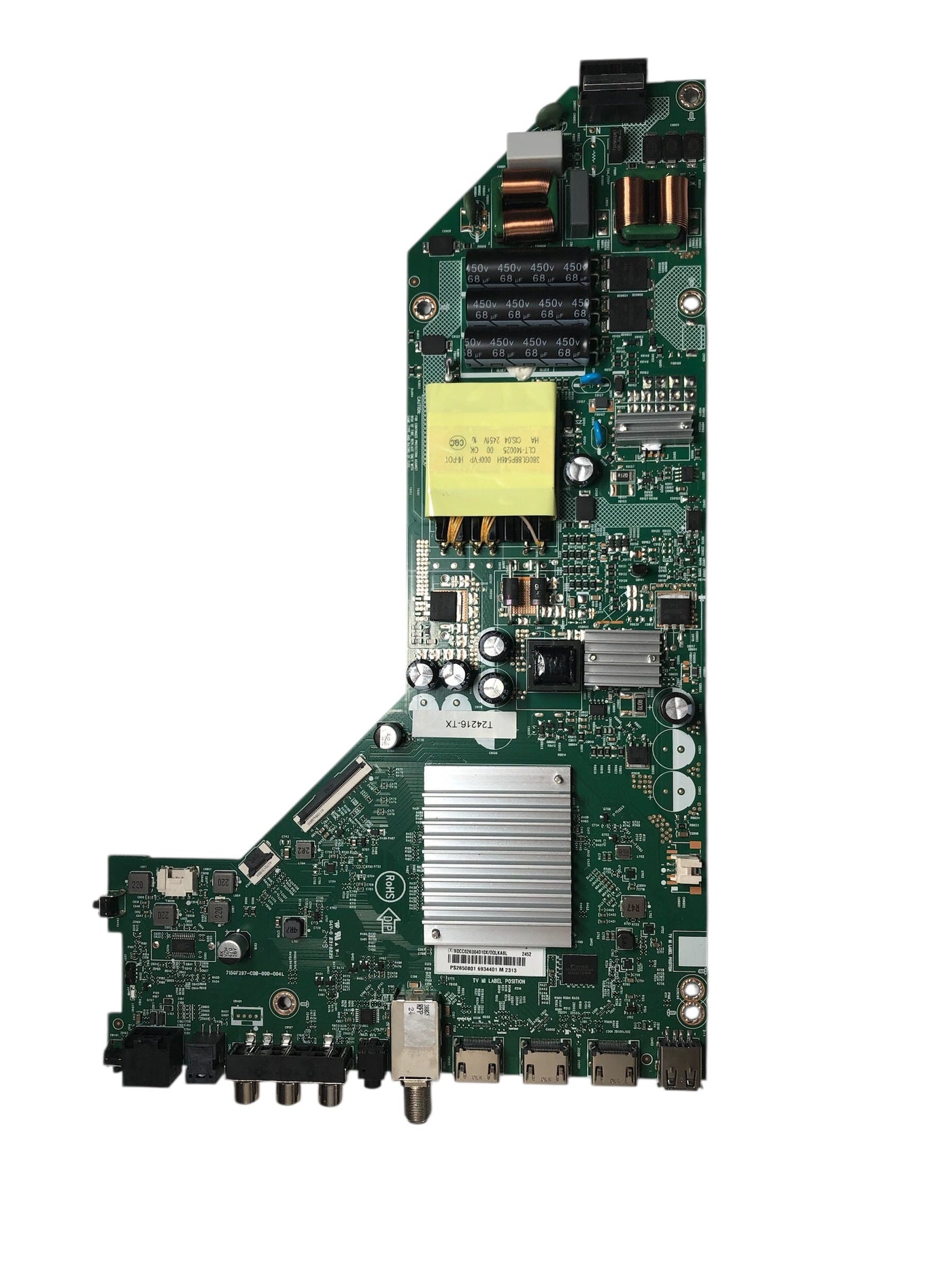 Onn T24216-K Main Board Power Supply for 100012587