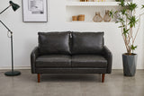 PU LOVESEAT - GREY