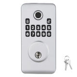 Fingerprint Biometric Door Lock Keyless Entry Silver