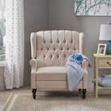 Fabric Recliner Beige