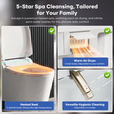 Wall-mounted Smart Toilet, Automatic Lid Opening, No Water Pressure Limitation