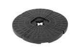 Patio Umbrella Base Fillable 4 Plate PE Black 42 LB Each Water Sand