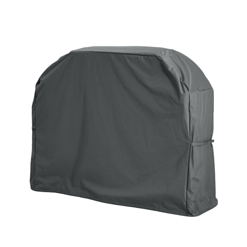 SHIELD Patio Outdoor BBQ Grill Cover Durable Weather-Resistant Fabric Dark Gray 58x24x48 inches