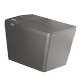 Square Smart Toilet with Built-in Tank for Bathroom, Remote Control