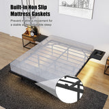 Full Engineered Wood Bed Frame Black