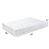 Twin Memory Foam Mattress, Extra Firm, Cooling Aloe, Roll Compressed
