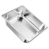 6 Pack Stainless Steam Hotel Pans, 1/2 Size Table Steam Pan