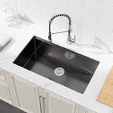 Stainless Steel Undermount Kitchen Sink 30"x19" Single Bowl