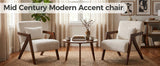 Chenille Accent Chair Beige