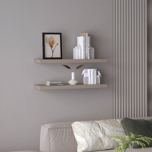 Floating Wall Shelves Set of 2, 31.5" Wide Storage Decor