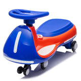 12V Kids ride on Electric Wiggle Car W/2-in-1 Smart Design,Controllable LED Ligh