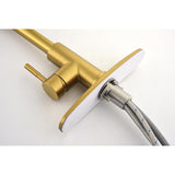 Single Handle Pull Down Spring Kitchen Faucet