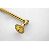 Bathroom Hardware Set - 6 Piece - Brass - Wall Mount Towel Rack