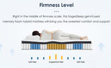 King Size 10" Hybrid Pocketed Innerspring Mattress Medium Firm