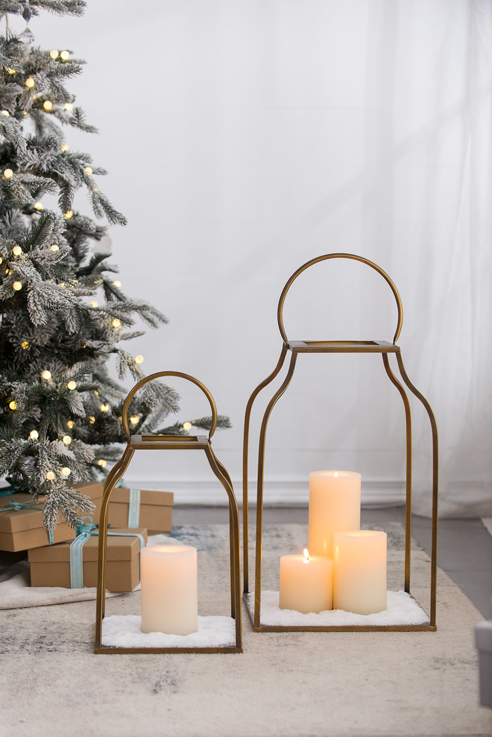King Cottage Lanterns Set of 2