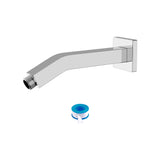 Chrome 6" Shower Arm with Flange Stainless Steel