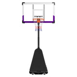 Portable Basketball Stand, 10 ft Height Adjustment Basketball Hoop & Goal