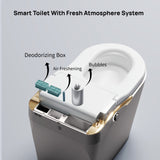 Tankless Modern Smart Toilet With Bidet, Auto Flush, Auto Open/Close
