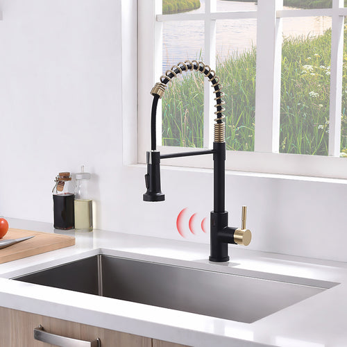 Touchless Automatic Smart Kitchen Faucet Black