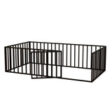 Twin Metal Platform Bed Black