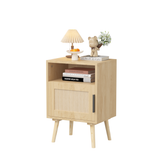 Engineered Wood Nightstand Oak