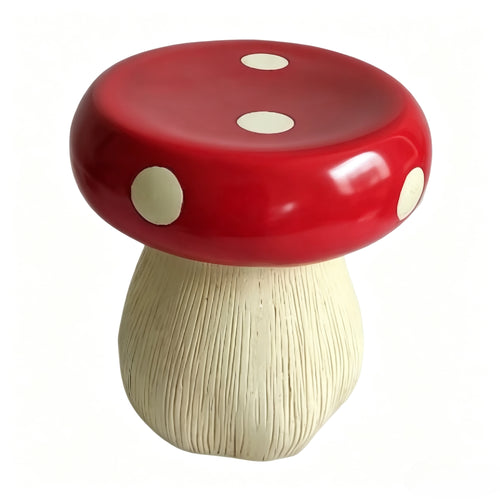 Plastic Outdoor Stool Red
