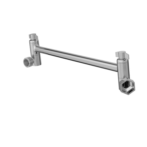 16-Inch Stainless Steel Extending Shower Arm, Chrome