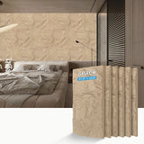 3D Faux Stone Wall Panels, 6 PCS PU Wainscoting Panel for Interior Wall Decor