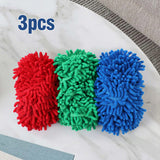 Mop Slippers - Microfiber - 3 Pairs - Machine Washable