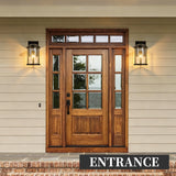 Outdoor Wall Sconces 2 Pack, Exterior Light Lantern Fixtures