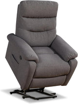 Contemporary Grey Fabric Lift Chair Recliner
