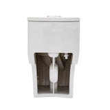 Ceramic One Piece Toilet for Bathroom, 12-inch Rough-In, 1.24/1.43 GPF