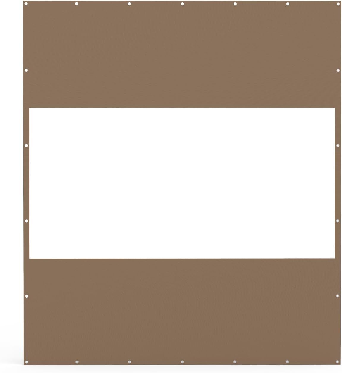 8'H x 7'W Waterproof Clear PVC Outdoor Curtain Panel
