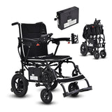 Wheelchair Electric Foldable Aluminum 264 LB 36 LB 180W Dual Motor LED Lights