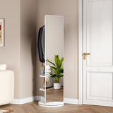 360° Rotating 66"x17.8" Multifunctional Full Length Mirror
