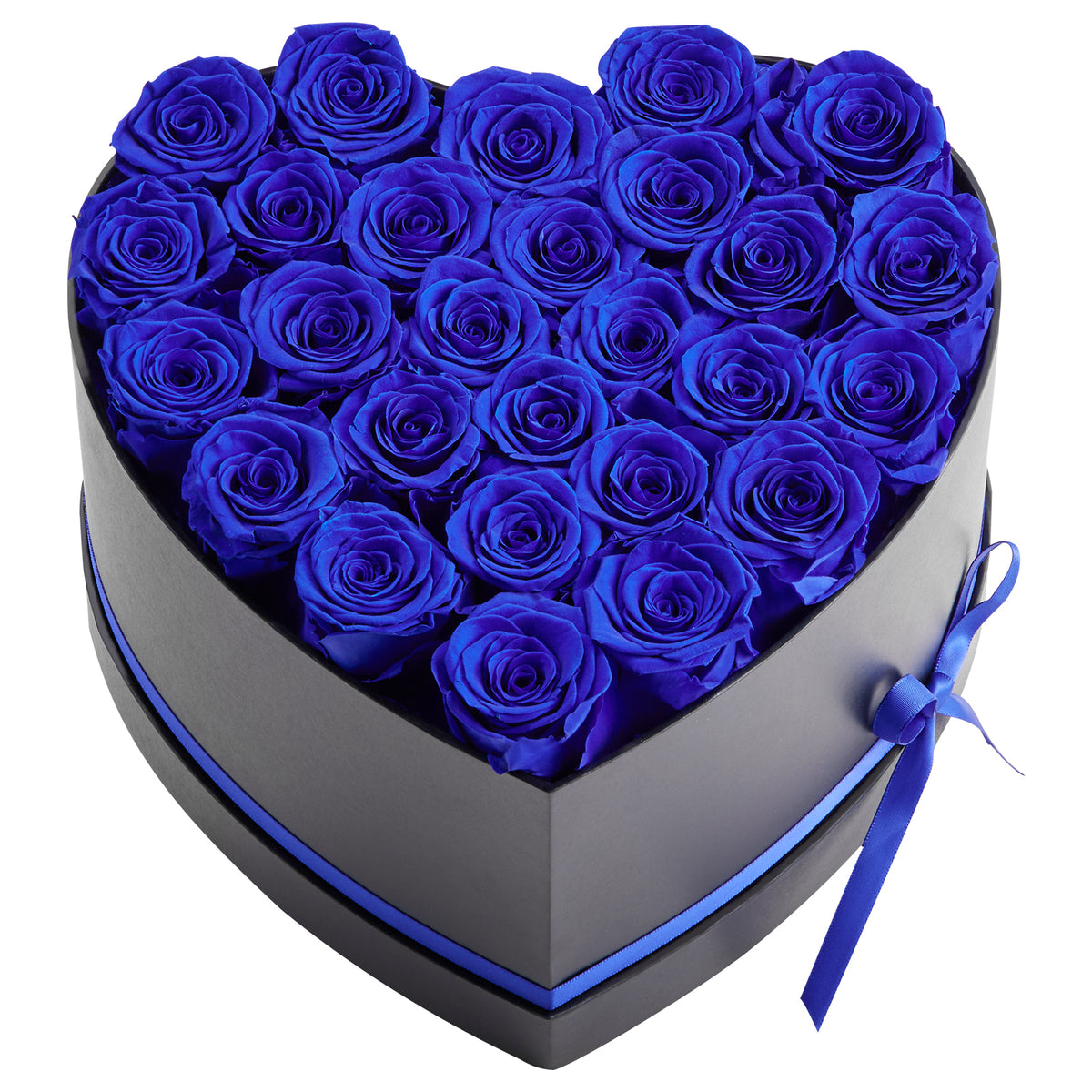 Forever Flowers, 27 Preserved Roses in a Heart Shape Box, Eternal Flowers Immort