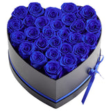 Forever Flowers, 27 Preserved Roses in a Heart Shape Box, Eternal Flowers Immort