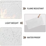 3D Faux Stone Wall Panels, 8 PCS PU Wainscoting Panel for Interior Wall Decor