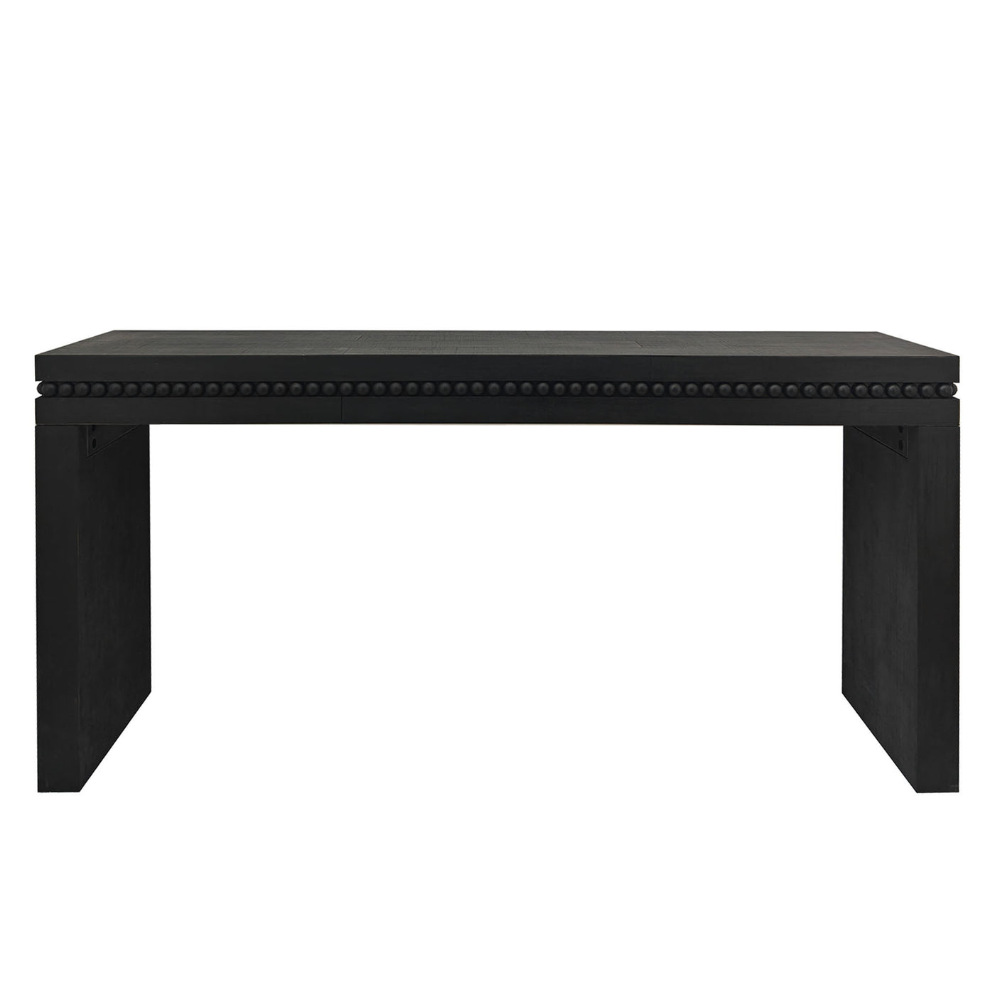 Black Engineered Wood Console Table Farmhouse Entryway