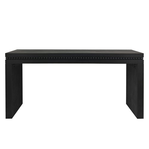 Black Engineered Wood Console Table Farmhouse Entryway