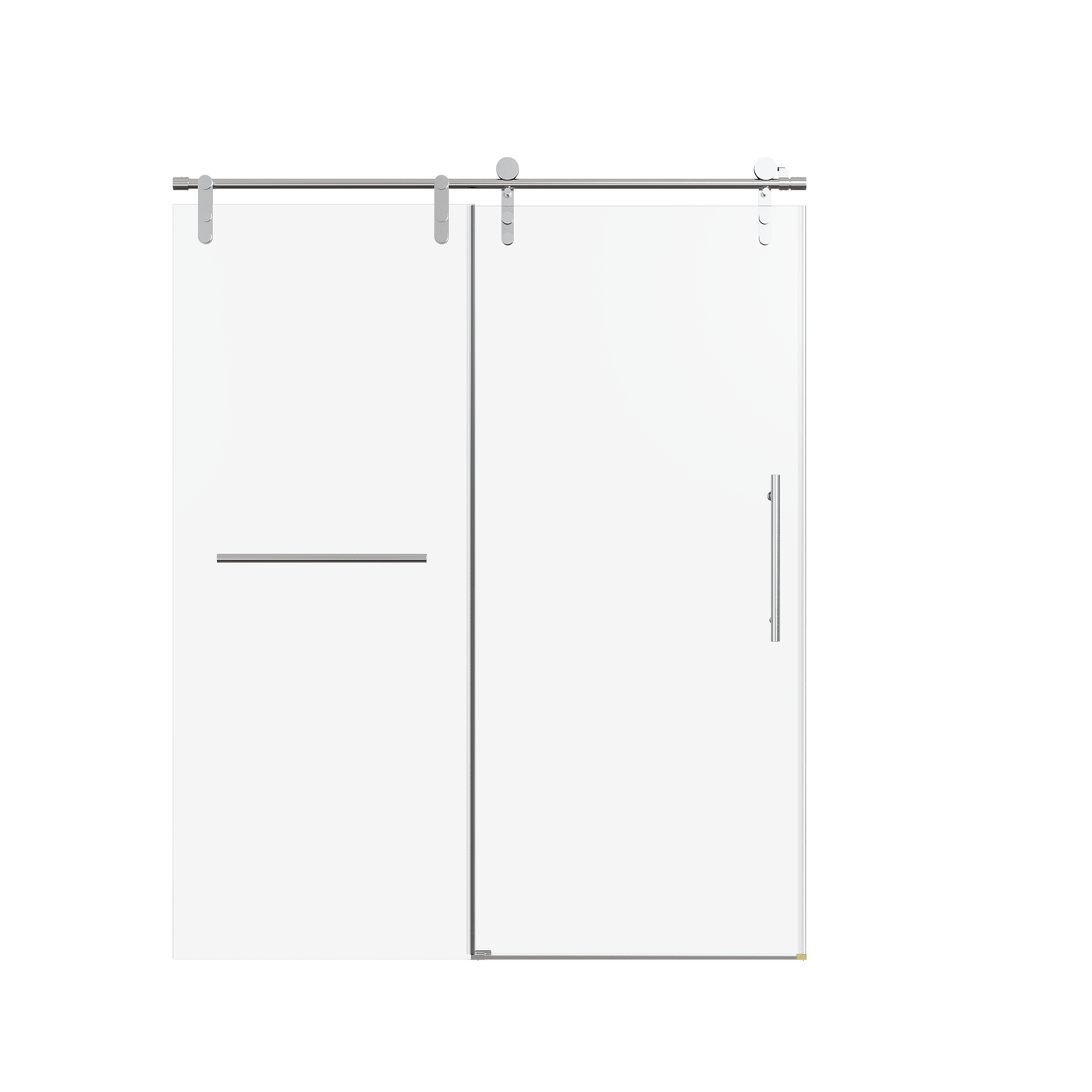 Frameless Single Sliding Shower Door 56-60"W x 76"H Tempered Glass