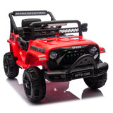 12V Kids Ride On Electric Truck Car W/Parents Control,2WD,Four-wheel suspension,