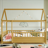 Twin Pine Platform Bed Natural