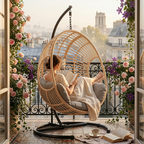 Metal Outdoor Chair Natural