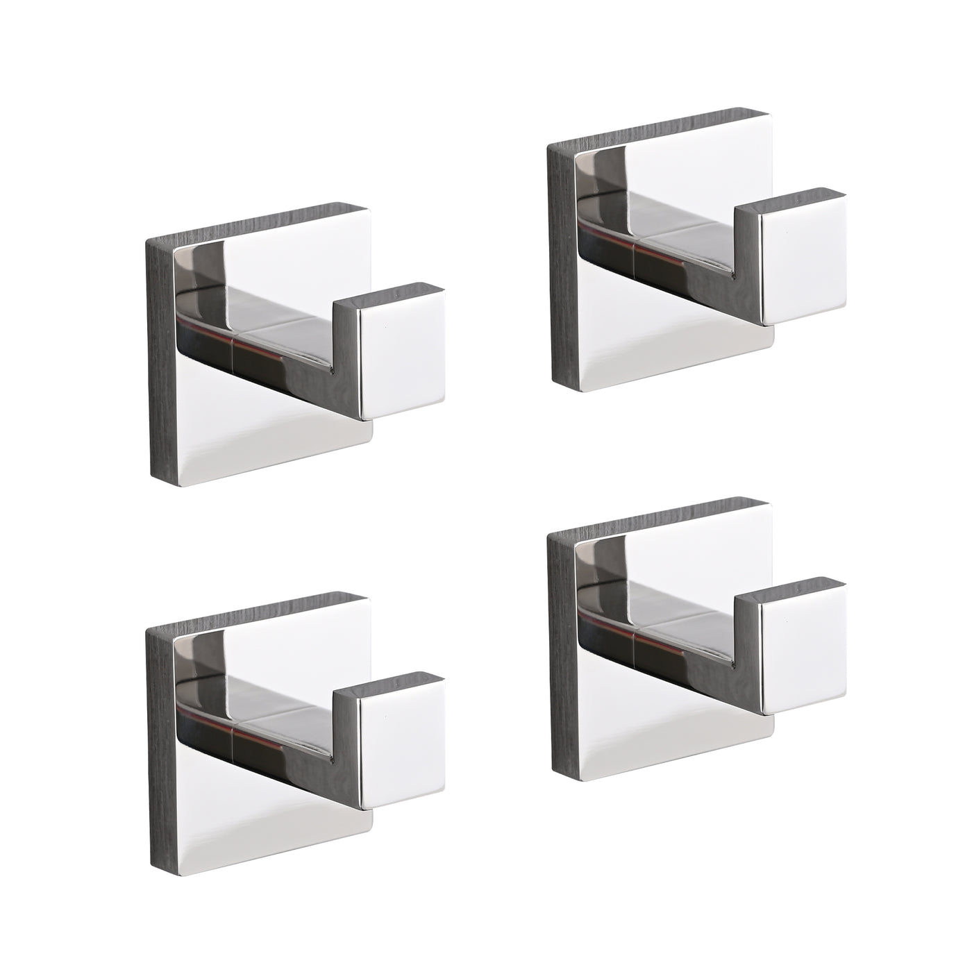 4 Pack Stainless Steel Wall Towel Hooks
