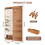 47.6 x 15.5 inch multi-functional design panel wall-mounted full-length mirror