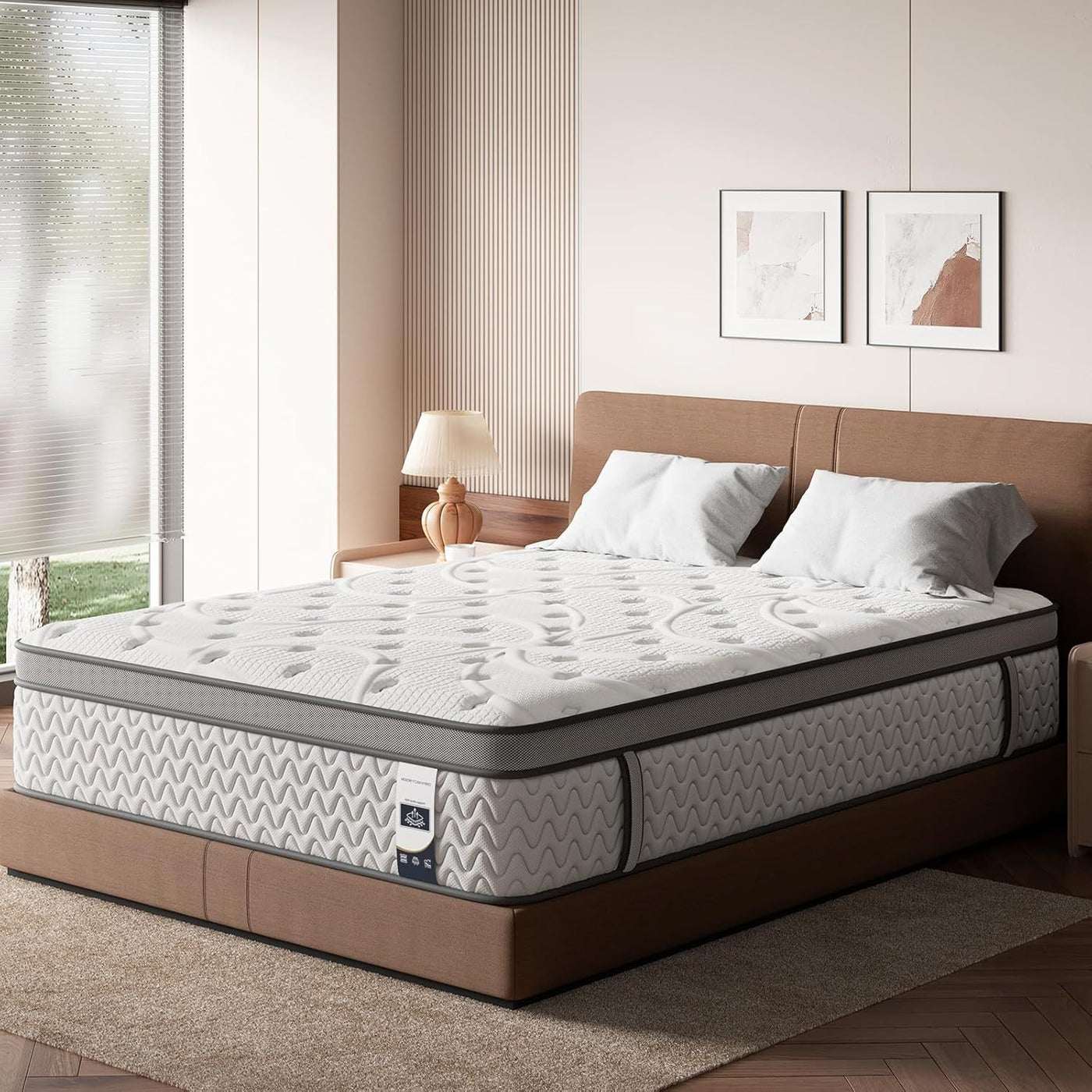 10 Inch Hybrid Mattress Back Pain Relief Lumbar Support